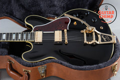 2017 Gibson Memphis ES-355 with Factory Bigsby Black VOS