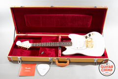 2025 Fender Japan MIJ Traditional ’60s Mustang White Pearl Matching Headstock Gold Hardware w/ Tweed HSC