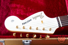 2025 Fender Japan MIJ Traditional ’60s Mustang White Pearl Matching Headstock Gold Hardware w/ Tweed HSC