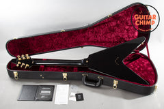 2017 Gibson Custom Shop Flying V Custom Black Beauty | Original Case & COA