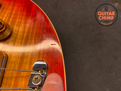 1993 Gibson LP-3 Les Paul Standard 5-String Bass | Extremely Rare 5-String | Flame Maple Top | Heritage Cherry Sunburst | Bartolini Preamp