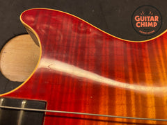 1993 Gibson LP-3 Les Paul Standard 5-String Bass | Extremely Rare 5-String | Flame Maple Top | Heritage Cherry Sunburst | Bartolini Preamp