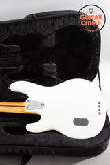 2024 Ernie Ball Music Man Retro 70's Stingray Bass Guitar White | Excellent Condition | MONO Soft Case Included