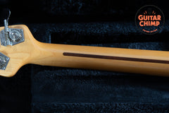 2024 Ernie Ball Music Man Retro 70's Stingray Bass Guitar White | Excellent Condition | MONO Soft Case Included