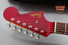 2010 Fender Japan Jaguar JG66 '66 Reissue | Old Candy Apple Red | Matching Headstock | Very Good Condition