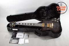 2024 Gibson SG Supreme Translucent Ebony Burst with AAA-Maple Top | Original Case