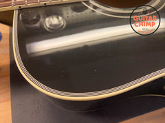 2015 Gibson Custom Shop Dove Acoustic | Ebony Black Finish | LR Baggs Pickup | Original Case & COA
