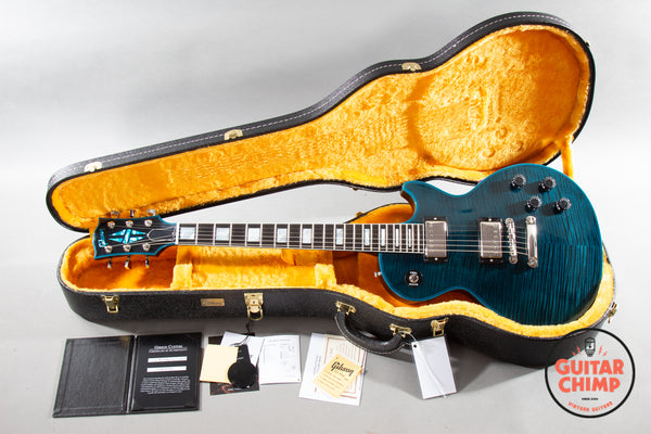 2026 Gibson Custom Shop Les Paul Axcess Custom Hardtail Peacock