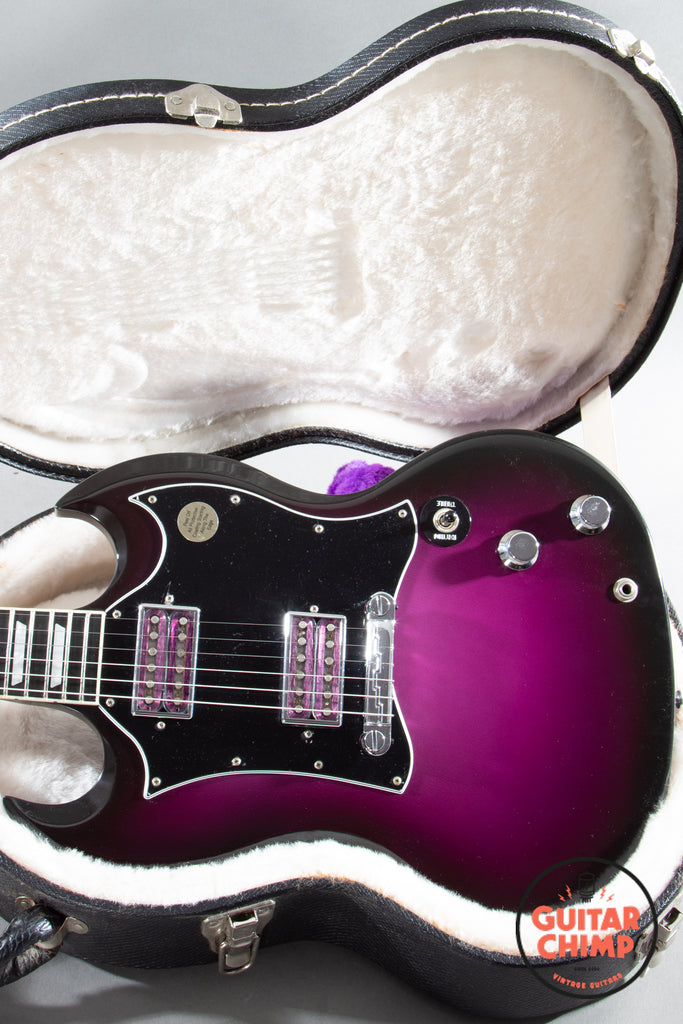 2007 Gibson SG Goddess Violet Burst Ebony 490R 498T w/ OHSC