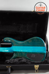 2023 Spector USA NS-2 4-String Bass Blue Burst Quilt Top | HAZ 18V Pre-Amp | Original Case
