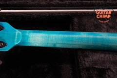 2023 Spector USA NS-2 4-String Bass Blue Burst Quilt Top | HAZ 18V Pre-Amp | Original Case