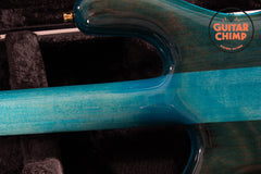 2023 Spector USA NS-2 4-String Bass Blue Burst Quilt Top | HAZ 18V Pre-Amp | Original Case