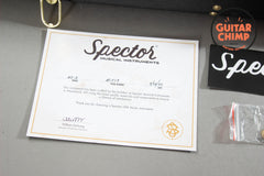 2023 Spector USA NS-2 4-String Bass Blue Burst Quilt Top | HAZ 18V Pre-Amp | Original Case