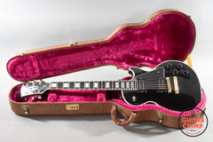 1998 Gibson Les Paul Custom Black Beauty Ebony Burstbucker 2 & 3 w/ Gibson HSC