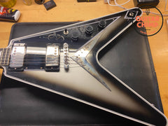 2024 Gibson Custom Shop Flying V Custom Silverburst | Murphy Lab Ultra Light Aged | Excellent Condition | Original Case & COA