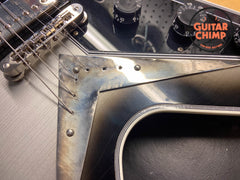 2024 Gibson Custom Shop Flying V Custom Silverburst | Murphy Lab Ultra Light Aged | Excellent Condition | Original Case & COA