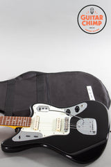 2010 Fender Japan Jaguar JG66 '62 Reissue Black - Excellent Condition with Gig Bag