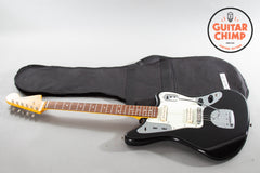 2010 Fender Japan Jaguar JG66 '62 Reissue Black - Excellent Condition with Gig Bag