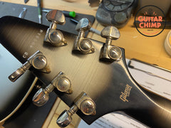 2024 Gibson Custom Shop Flying V Custom Silverburst | Murphy Lab Ultra Light Aged | Excellent Condition | Original Case & COA