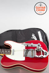 2002 Fender Japan TL62B-BTX ’62 Telecaster Bigsby Candy Apple Red | Texas Special Pickups | Very Good Condition