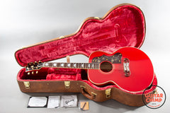 2024 Gibson Custom Shop M2M SJ-200 Original Transparent Cherry w/ OHSC + COA