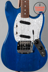 2017 Fender MIJ Japan Traditional 70s Mustang Trans Blue