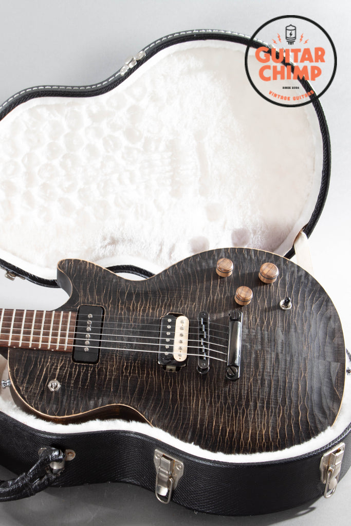 2007 Gibson Les Paul BFG Trans Black | Burstbucker 3 & P-90 Pickups | Original Case