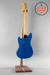 2017 Fender MIJ Japan Traditional 70s Mustang Trans Blue