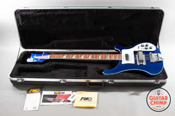 2001 Rickenbacker 4003 Bass Midnight Blue All Original w/ OHSC