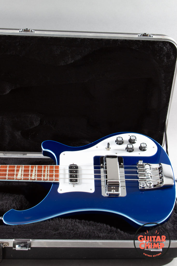 2001 Rickenbacker 4003 Bass Midnight Blue All Original w/ OHSC