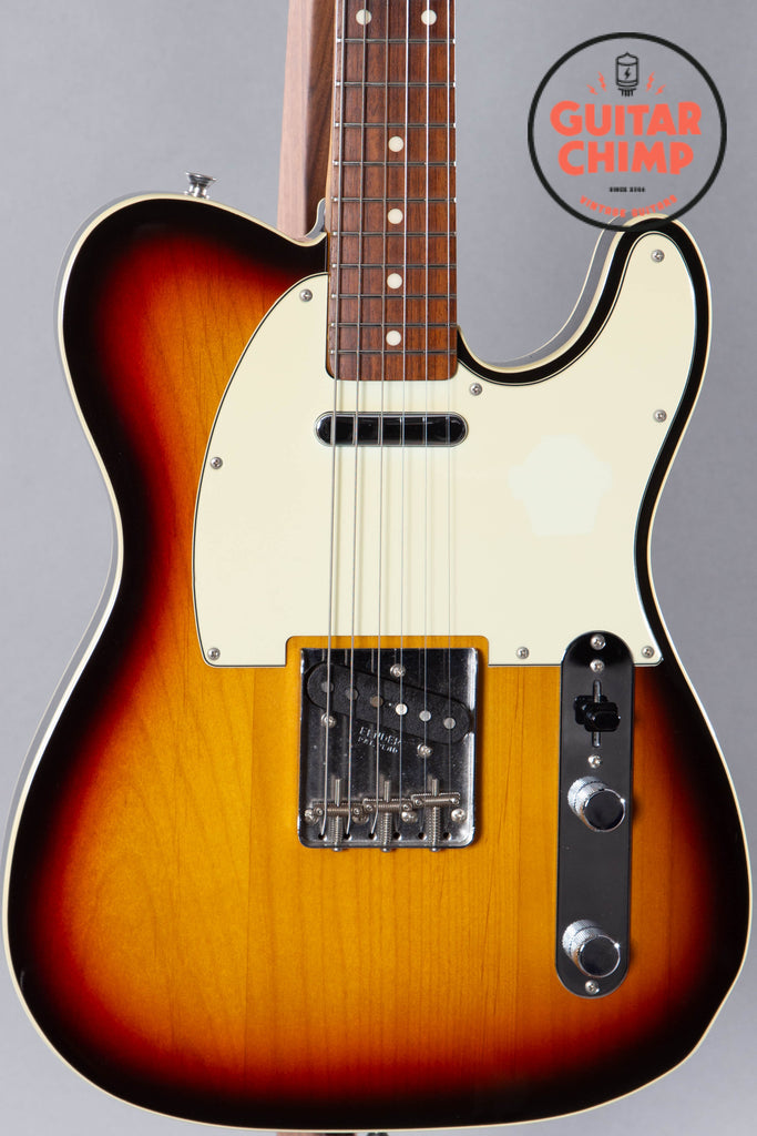2007 Fender Japan TL62B-75TX ’62 Telecaster Custom 3-Tone Sunburst w/Texas Special Pickups