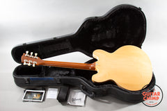 2022 Gibson ES-335 Satin Natural Mojotone ’59 Clone PAFs w/ OHSC + Paperwork