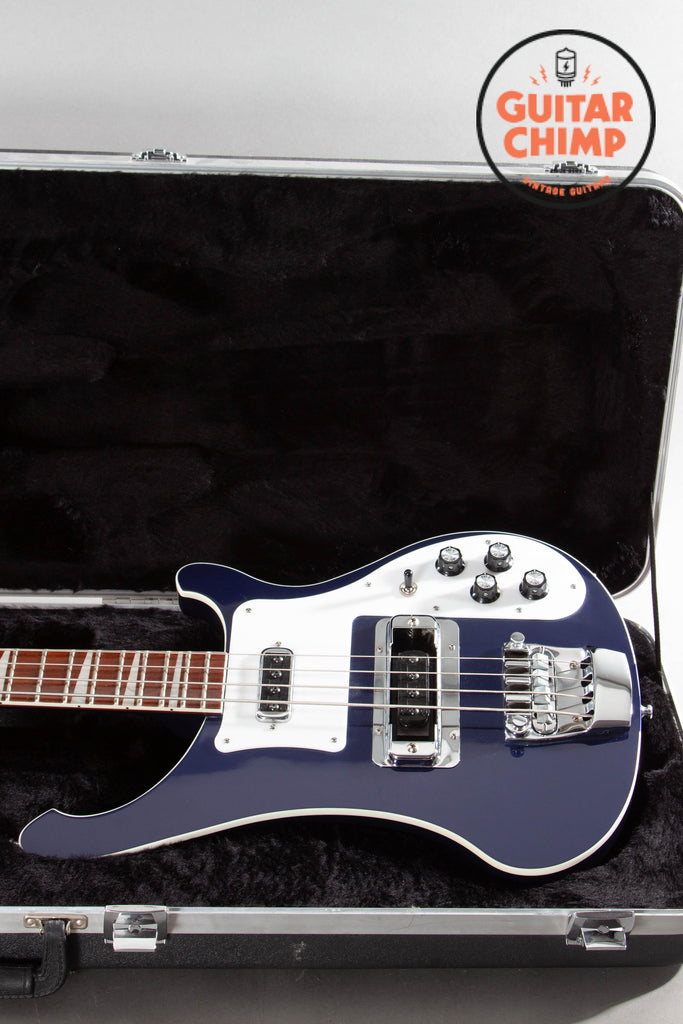 2013 Rickenbacker 4003 Bass Guitar – Rare Midnight Blue Finish | Original Hard-Shell Case