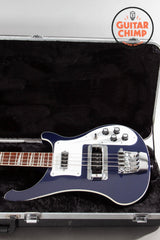 2013 Rickenbacker 4003 Bass Guitar – Rare Midnight Blue Finish | Original Hard-Shell Case