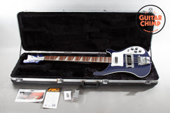 2013 Rickenbacker 4003 Bass Guitar – Rare Midnight Blue Finish | Original Hard-Shell Case