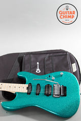 Charvel Pro-Mod San Dimas Style 1 HSS with Floyd Rose Aqua Flake | Seymour Duncan Pickups | Excellent Condition | Original Gig Bag Included