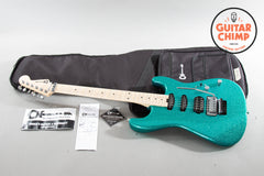 Charvel Pro-Mod San Dimas Style 1 HSS with Floyd Rose Aqua Flake | Seymour Duncan Pickups | Excellent Condition | Original Gig Bag Included