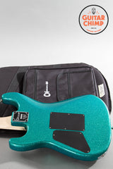Charvel Pro-Mod San Dimas Style 1 HSS with Floyd Rose Aqua Flake | Seymour Duncan Pickups | Excellent Condition | Original Gig Bag Included
