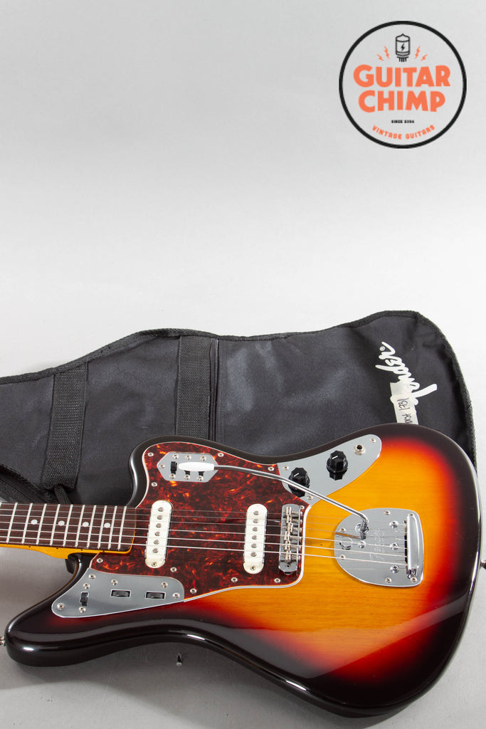 2002 Fender Japan Jaguar JG66 ’62 Reissue 3-Tone Sunburst | Original Pickups | Gig Bag