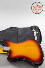 2002 Fender Japan Jaguar JG66 ’62 Reissue 3-Tone Sunburst | Original Pickups | Gig Bag
