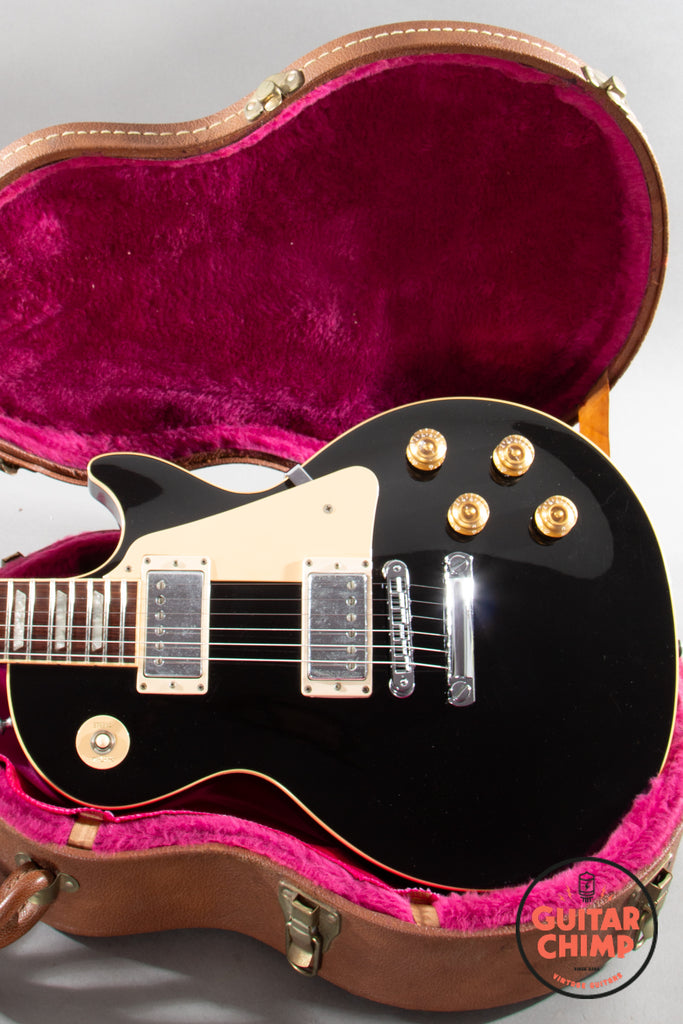 1997 Gibson Les Paul Standard Ebony All Original 490R 498T w/ OHSC