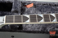 2022 Gibson Dave Mustaine Flying V EXP Silver Metallic Seymour Duncan Thrash Factors w/ OHSC + Paperwork
