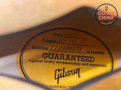 2021 Gibson ES-345 Vintage Sunburst | Original Case | Excellent Condition