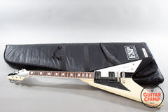 2008 ESP Edwards E-FV-125WB Michael Schenker Signature Flying V Black White