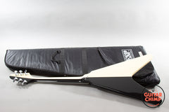 2008 ESP Edwards E-FV-125WB Michael Schenker Signature Flying V Black White