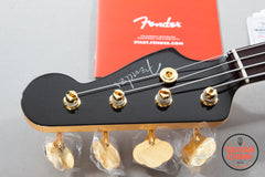 2025 Fender Japan MIJ Traditional ’60s Precision P Bass Black Pearl Matching Headstock Gold Hardware