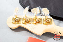 2025 Fender Japan MIJ Traditional ’60s Precision P Bass Black Pearl Matching Headstock Gold Hardware