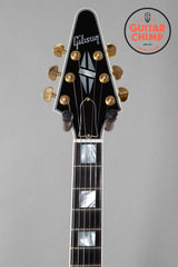 2022 Gibson Custom Shop Flying V Custom Ebony Black Beauty