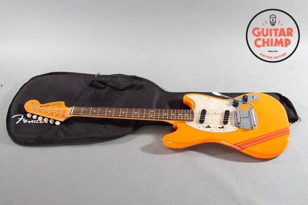 2021 Fender Japan Traditional II 60s Competition Mustang Capri Orange |  Guitar Chimp