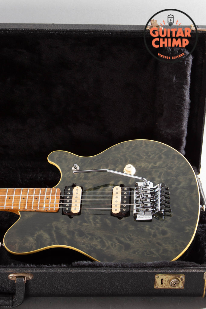 1993 Ernie Ball Music Man EVH Eddie Van Halen Signature | Trans Black Quilt | Original Case